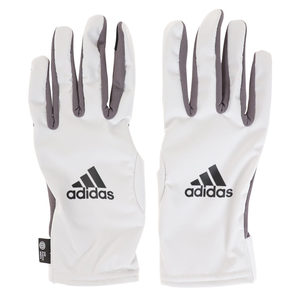 アディダス（adidas）（メンズ、レディース）手袋 ベーシック フィットグローブ マルチスポーツ 手袋 VE739-HI3530 ホワイト