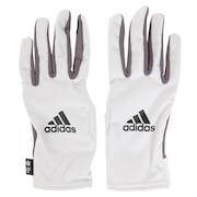 アディダス（adidas）（メンズ、レディース）手袋 ベーシック フィットグローブ マルチスポーツ 手袋 VE739-HI3530 ホワイト 防寒 スマホ対応