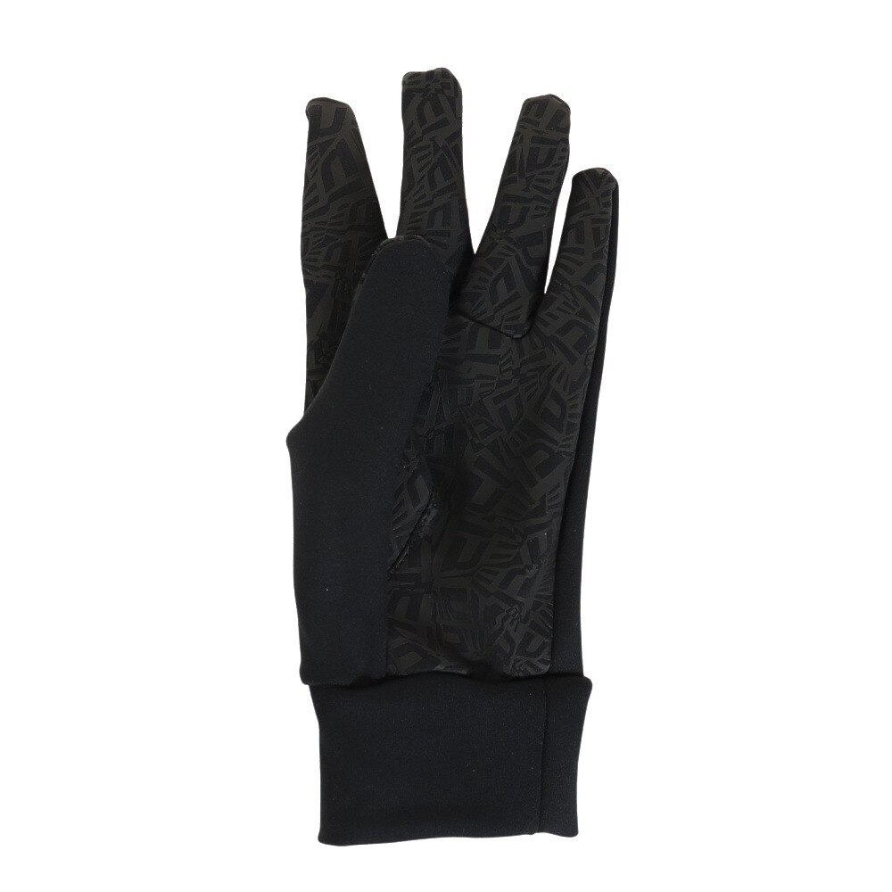 ニューエラ（NEW ERA）（メンズ）手袋 防寒 GLOVES フリース ウォーマー グローブ 黒 12541274 スマホ対応