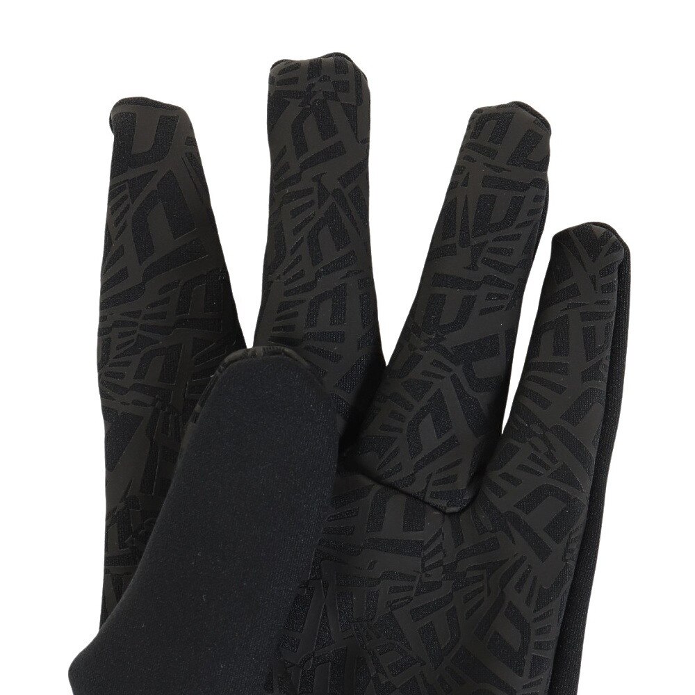 ニューエラ（NEW ERA）（メンズ）手袋 防寒 GLOVES フリース ウォーマー グローブ 黒 12541274 スマホ対応