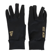 ニューエラ（NEW ERA）（メンズ）手袋 防寒 GLOVES フリース ウォーマー グローブ 黒 12541274 スマホ対応