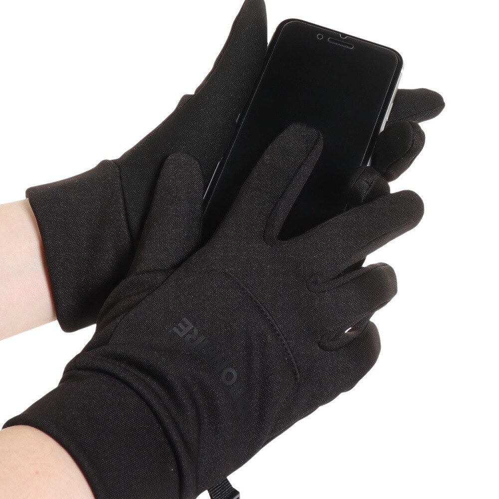 ボンファイア（Bonfire）（メンズ）手袋 防寒 ストレッチグローブ 黒 20BNF1FST2221 BLK スマホ対応