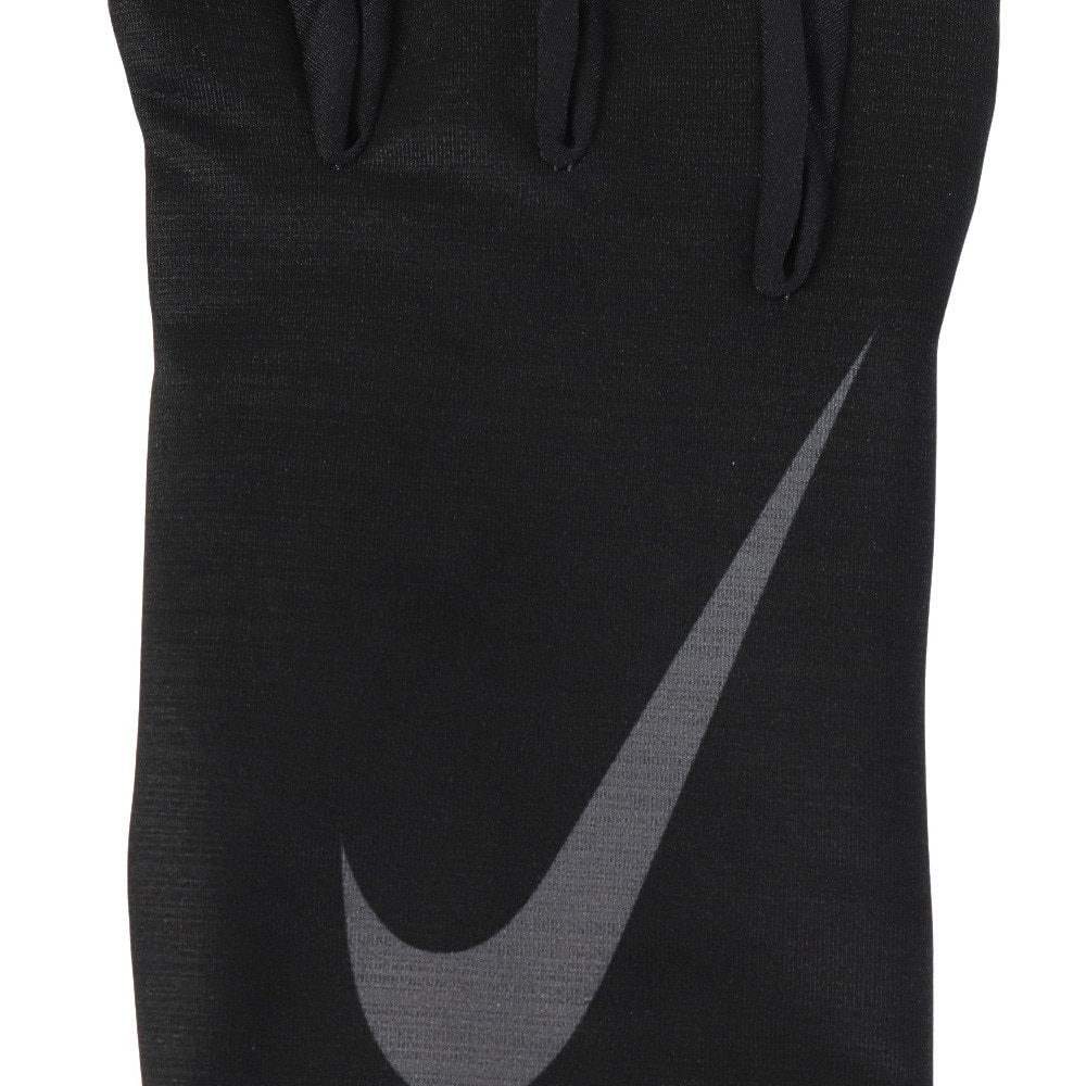 ナイキ（NIKE）（メンズ、レディース）手袋 プロウォーム ライナー グローブ 防寒 CW1039-026 黒 M-Lサイズ 軽量 速乾