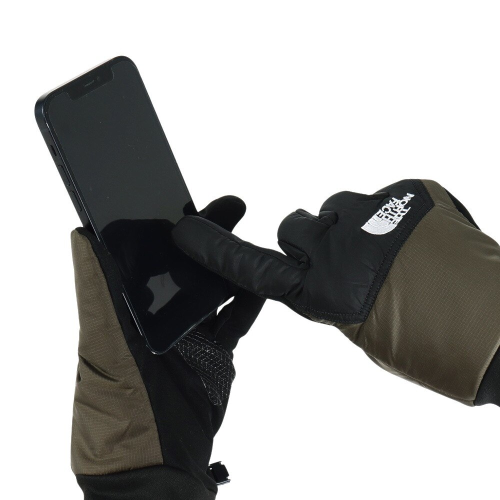 ノースフェイス（THE NORTH FACE）（メンズ）手袋 スマホ対応 ヌプシイーチップグローブ 防寒 保温 NN62310 NT