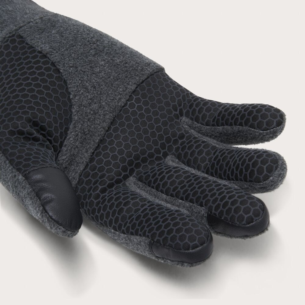 オークリー（OAKLEY）（メンズ、レディース）グローブ ESSENTIAL WARM GLOVE POLAR ダークグレー S-Lサイズ  FOS902193-29A 手袋 保温 防寒小物