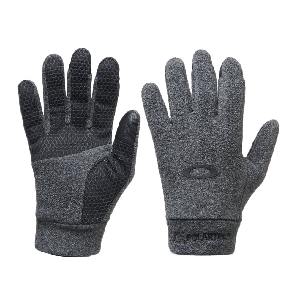 オークリー（OAKLEY）（メンズ、レディース）グローブ ESSENTIAL WARM GLOVE POLAR ダークグレー S-Lサイズ  FOS902193-29A 手袋 保温 防寒小物