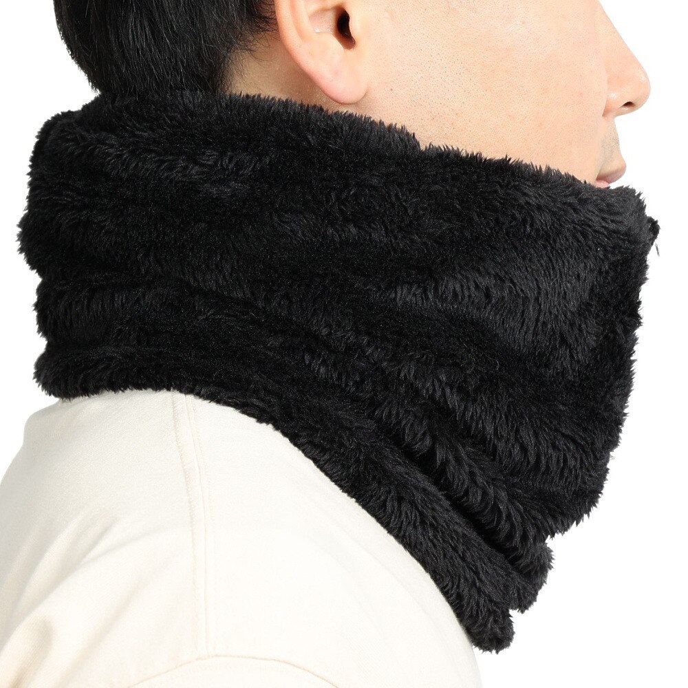 ノーブランド（NO BRAND）（メンズ）ヘンリーネックボアネックウォーマー 900NN2ST0374 BLK 防寒