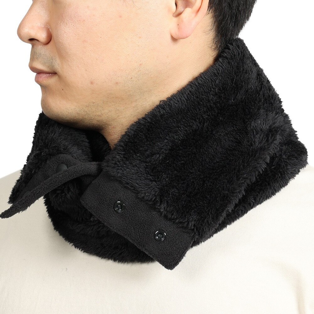 ノーブランド（NO BRAND）（メンズ）ヘンリーネックボアネックウォーマー 900NN2ST0374 BLK 防寒