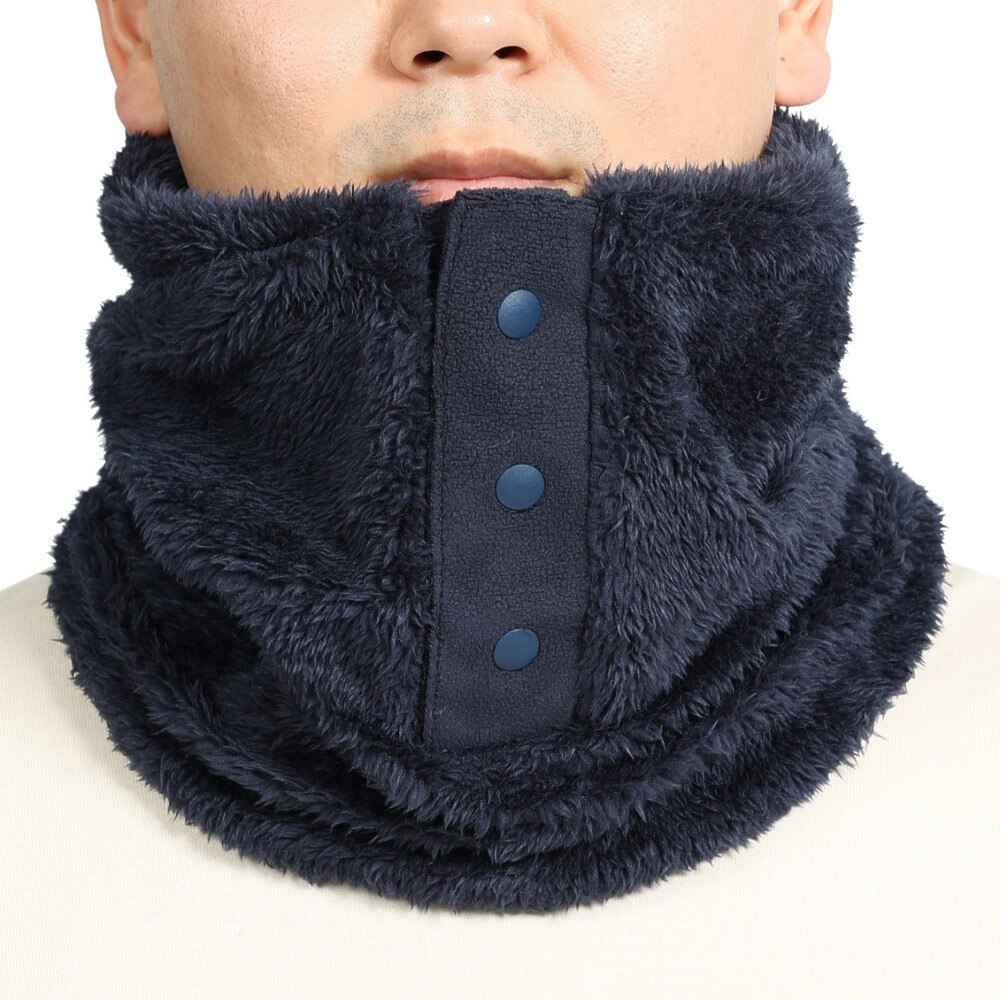 ノーブランド（NO BRAND）（メンズ、レディース）ヘンリーネック ボアネックウォーマー 900NN2ST0374 NVY 防寒