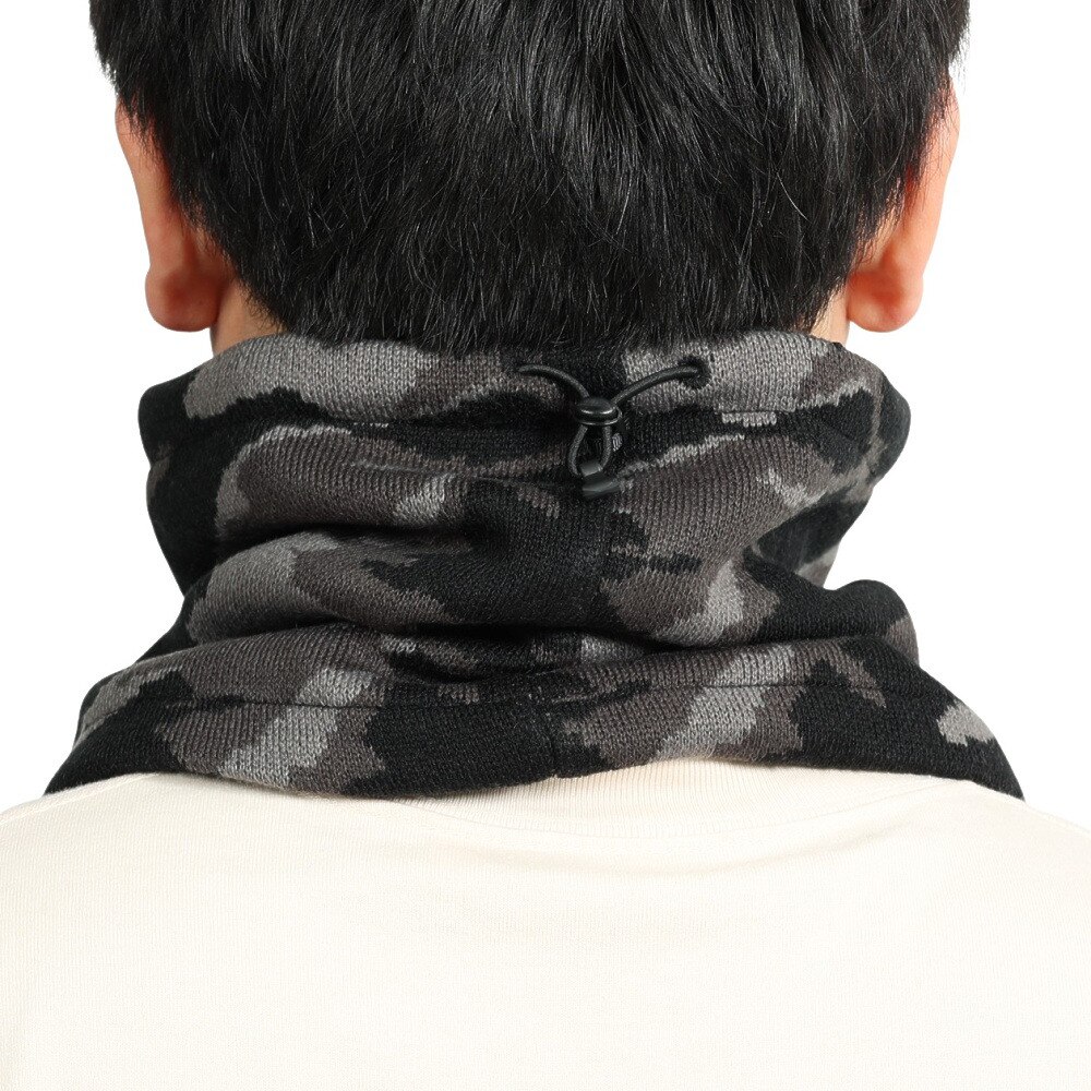 その他ブランド（OTHER BRAND）（メンズ、レディース）ニットネックウォーマー 900NN2ST0377 CAMO 防寒 チャコールグレー