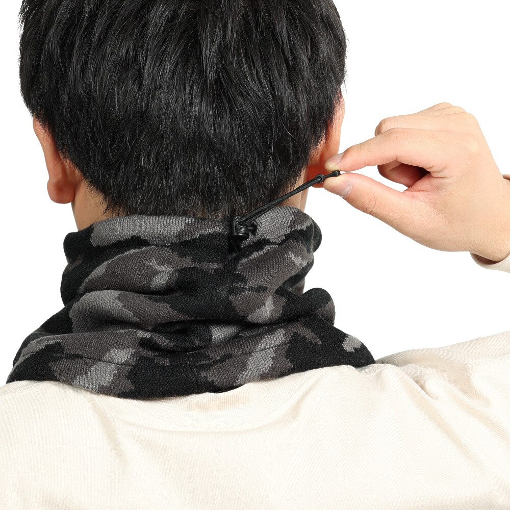その他ブランド（OTHER BRAND）（メンズ、レディース）ニットネックウォーマー 900NN2ST0377 CAMO 防寒 チャコールグレー