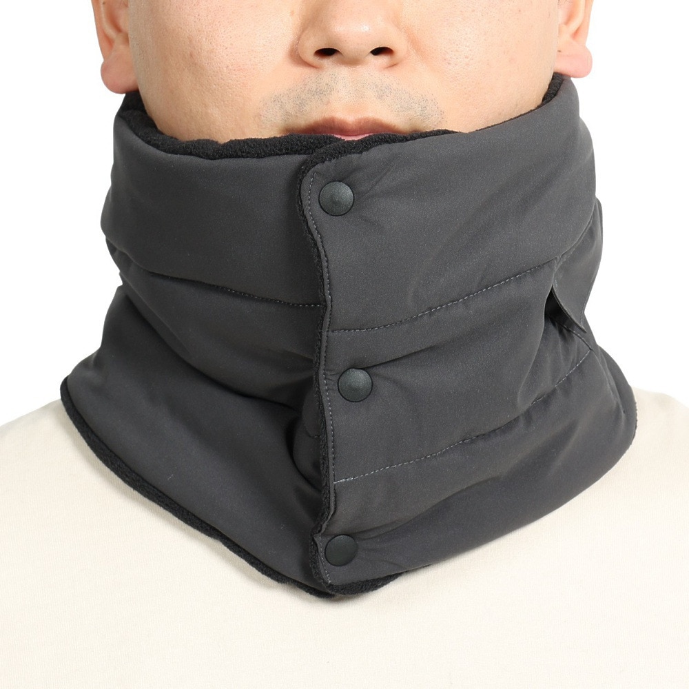 ノーブランド（NO BRAND）（メンズ、レディース）ポケット ネックウォーマー 900NN2ST0378 GRY 防寒