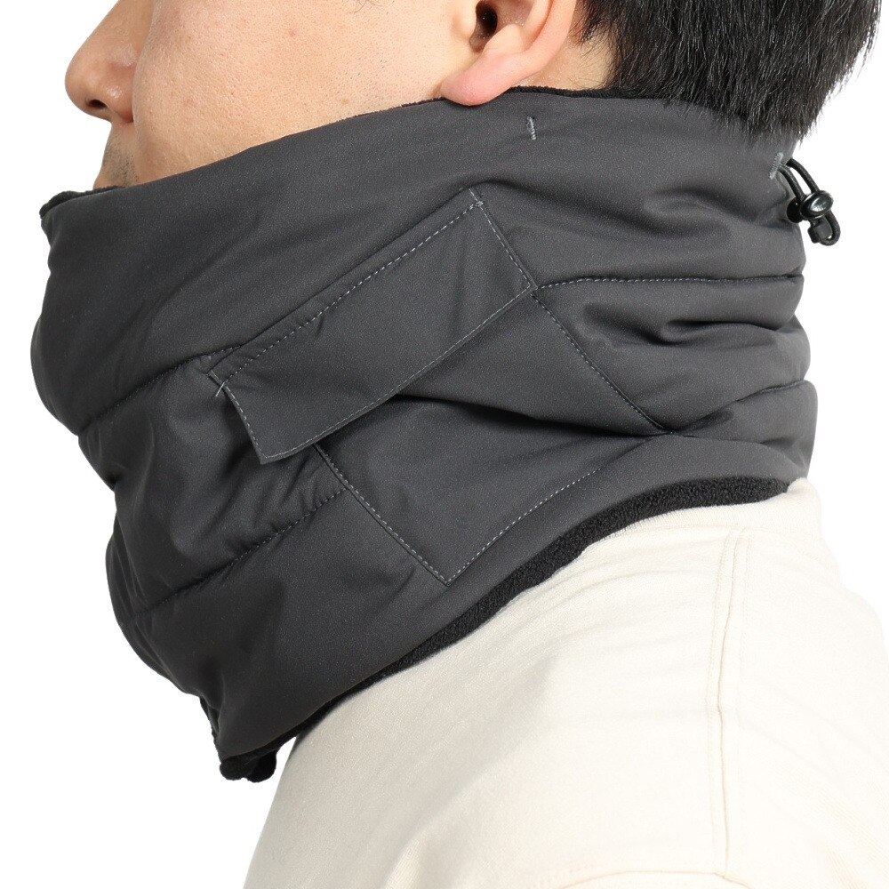 ノーブランド（NO BRAND）（メンズ、レディース）ポケット ネックウォーマー 900NN2ST0378 GRY 防寒