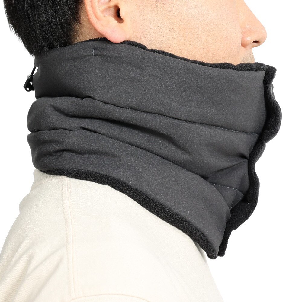 ノーブランド（NO BRAND）（メンズ、レディース）ポケット ネックウォーマー 900NN2ST0378 GRY 防寒