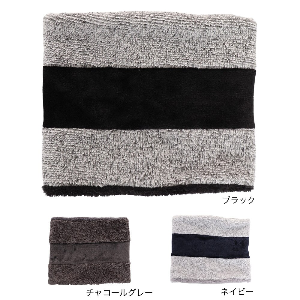 クー（Coo.）（メンズ、レディース、キッズ）防風 リバーシブル ボーダーネックウォーマー 防寒 900Q3ST0016 CGRY