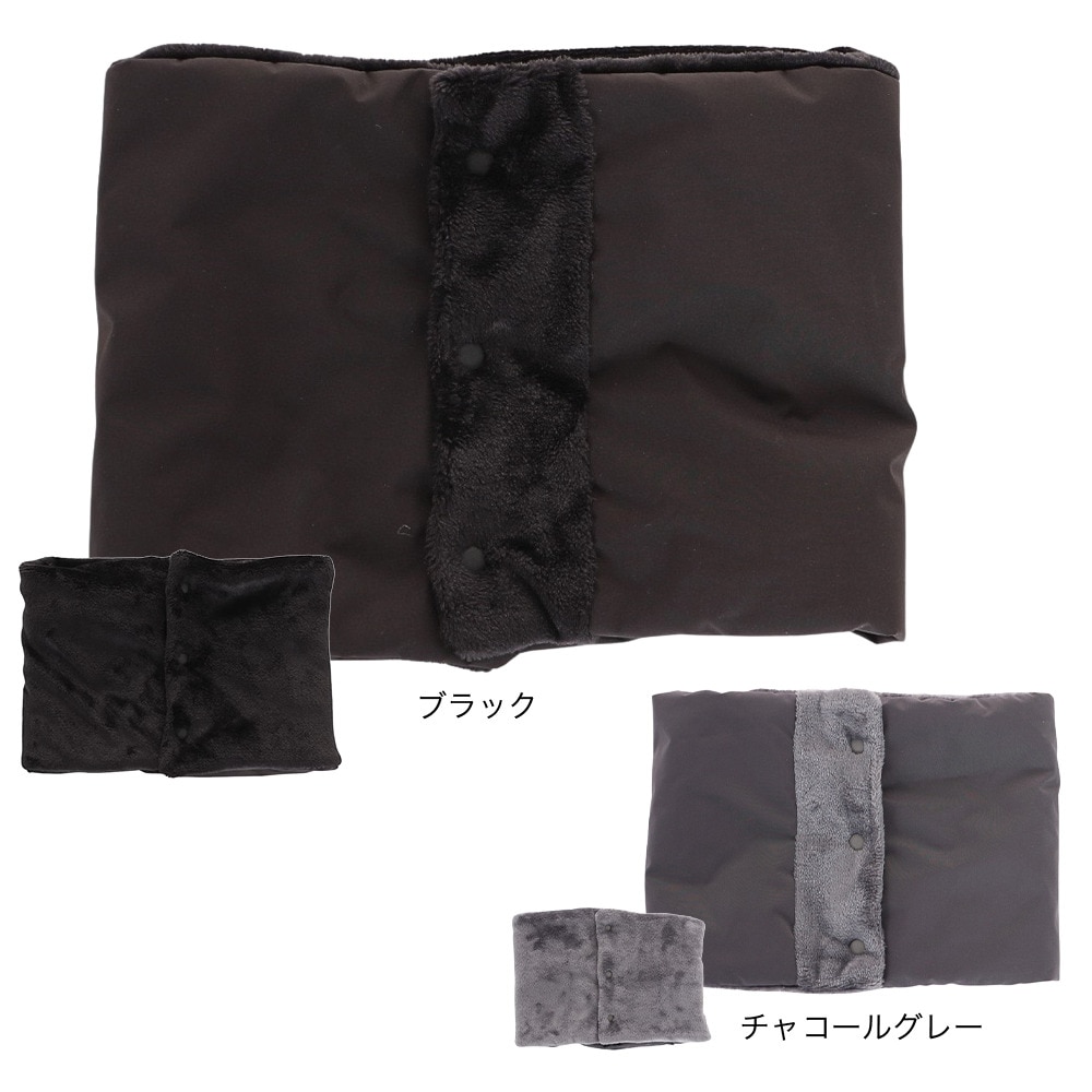 クー（Coo.）（メンズ、レディース、キッズ）防風 2フェイス リバーシブル ネックウォーマー 防寒 900Q3ST0019 BLK