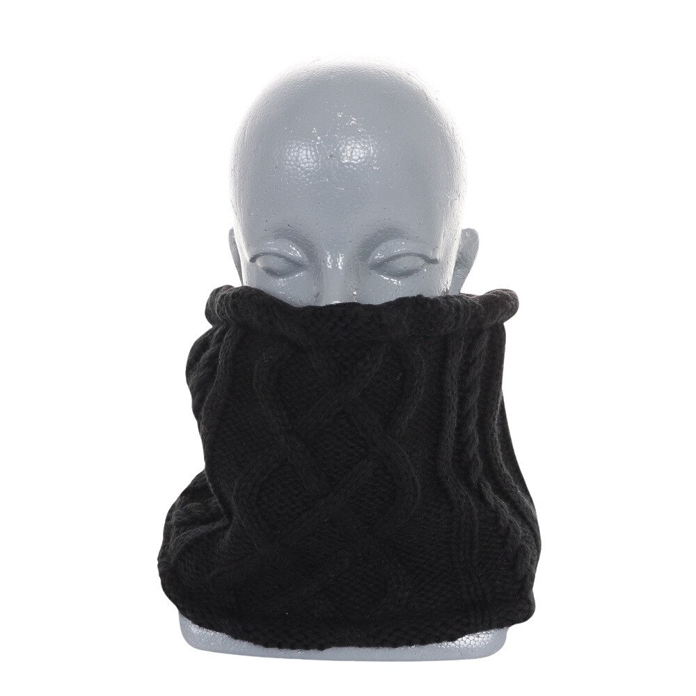 クー（Coo.）（メンズ）防風 ニットネックウォーマー 防寒 900Q3ST0020 BLK 黒 防風