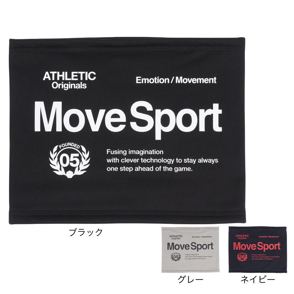 デサント（DESCENTE）（メンズ、レディース）防寒 ライトストレッチネックウォーマー 紺 ネイビー M-Lサイズ ST5FNW50U NV00 シンプル