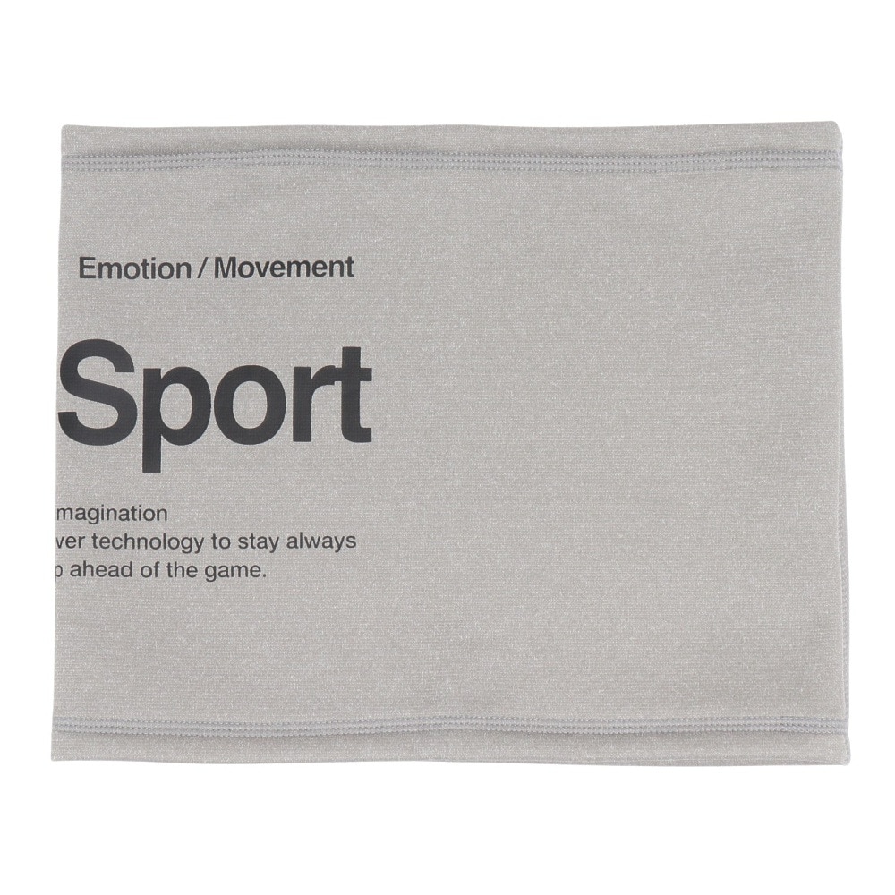 デサント（DESCENTE）（メンズ、レディース）防寒 ライトストレッチネックウォーマー グレー 灰色 ST5FNW50U GY00 シンプル