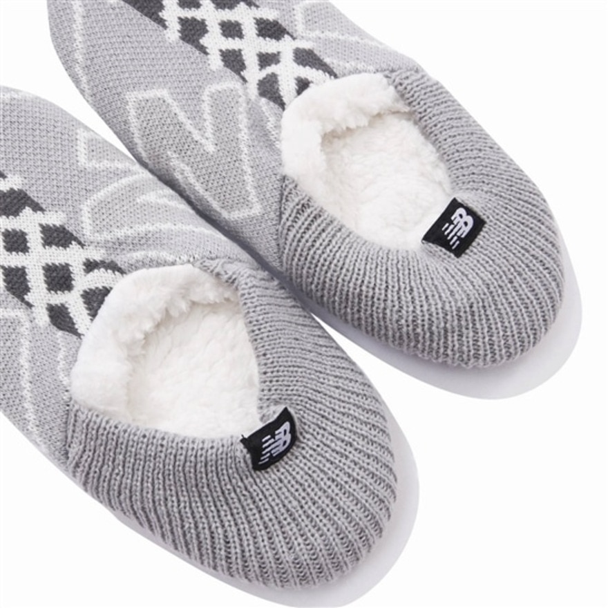ニューバランス（new balance）（メンズ）スニーカー柄ルームソックス JASL0756GR 防寒