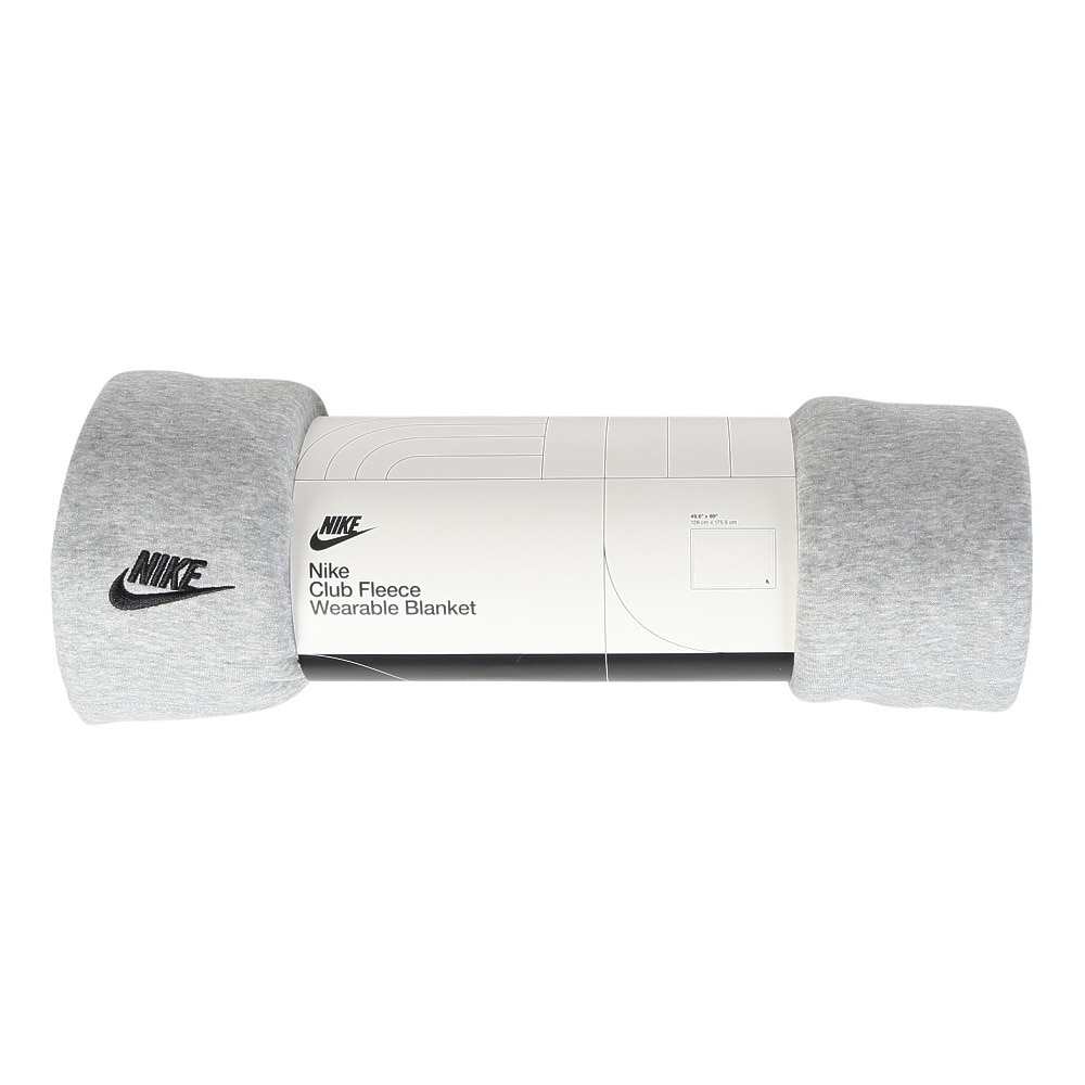 ナイキ（NIKE）（メンズ、レディース）クラブフリース ウェアラブル ブランケット CW5032-086 グレー