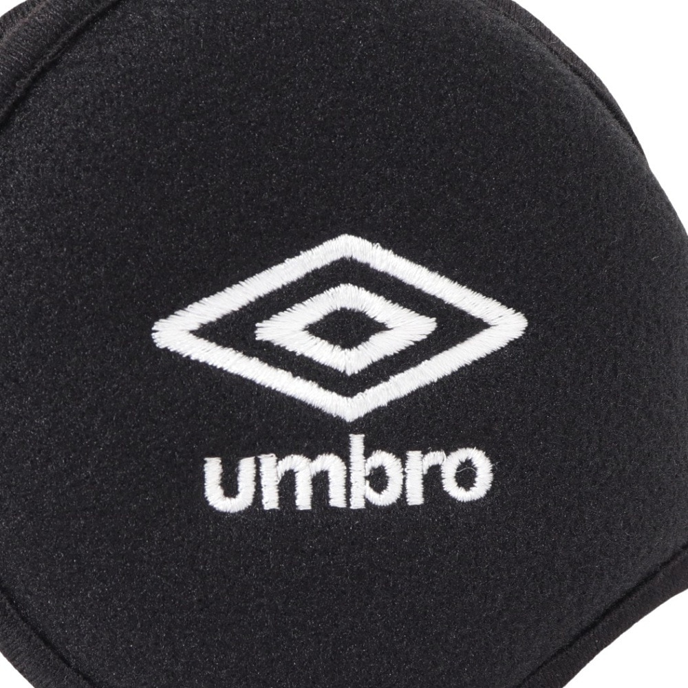アンブロ（UMBRO）（メンズ）イヤーウォーマー UUAYJK55 BK 折りたたみ 防寒 保温 黒