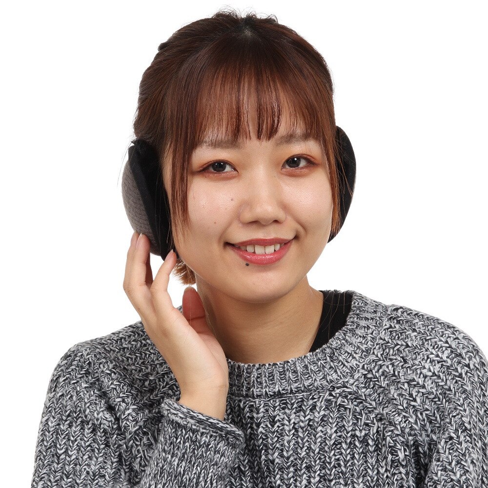 ノーブランド（NO BRAND）（メンズ、レディース）耳あて ニットバックアーム イヤーマフ 900NN1NT2804CGRY 防寒