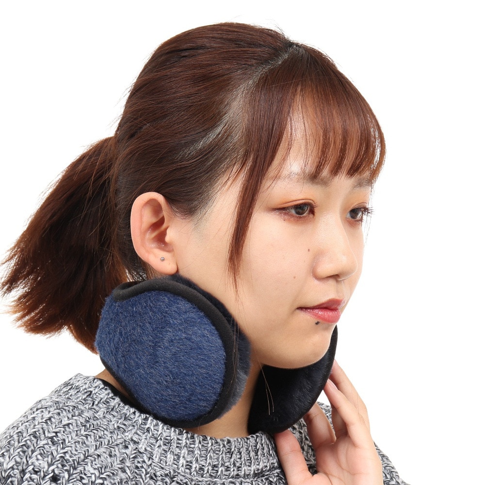 ノーブランド（NO BRAND）（メンズ）イヤーマフ 耳あて 防寒 バックアーム ネイビー 900NN1NT2809NVY