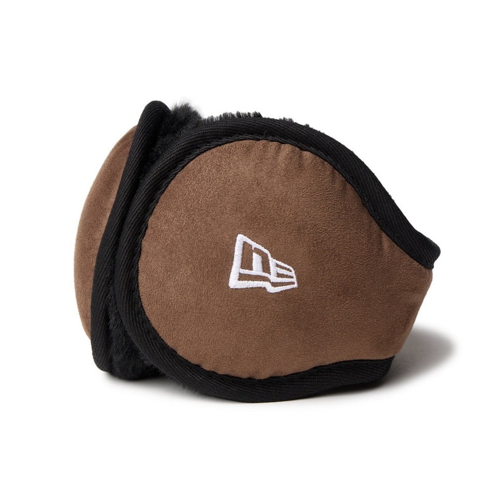 ニューエラ（NEW ERA）（メンズ、レディース）イヤーマフ シンセティックスウェード フリース ブラウン 14669998 耳当て 防寒