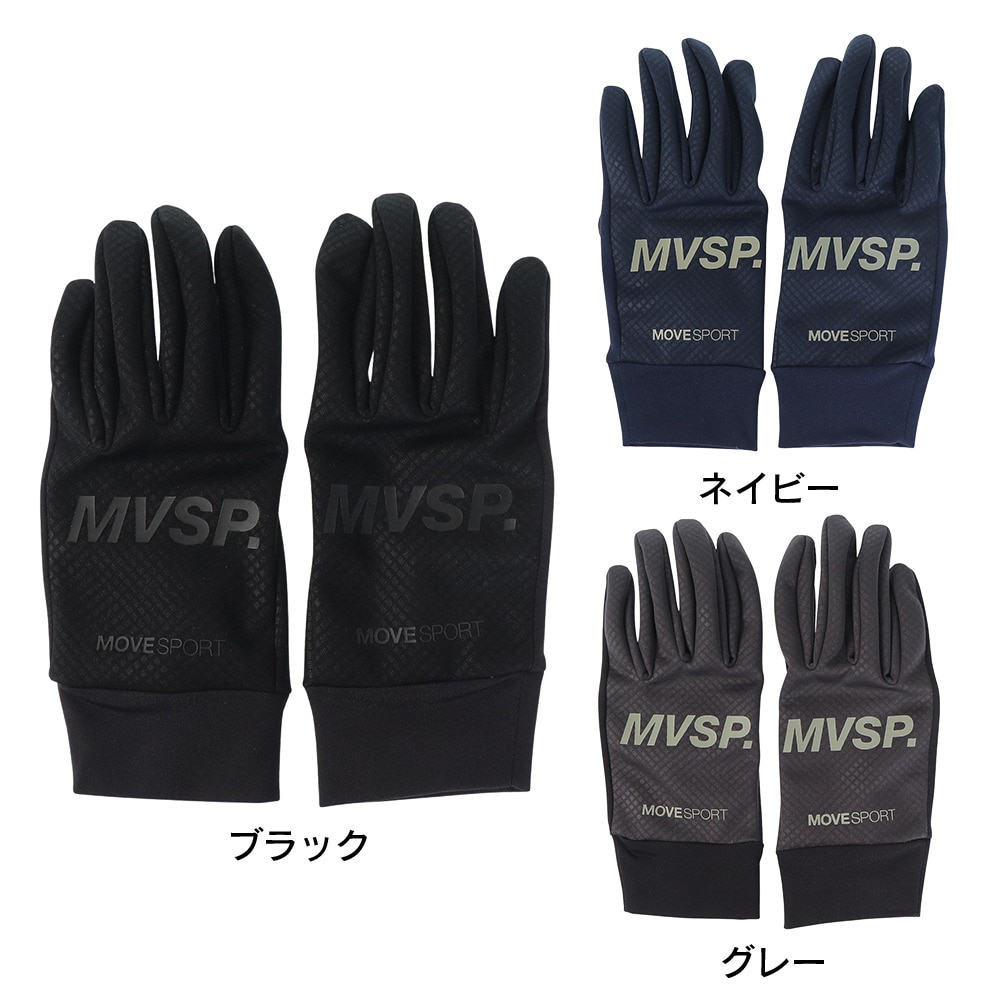デサント（DESCENTE）（メンズ）手袋 防風フィールドグローブ DMAWJD93 BK 防寒 保温 裏起毛