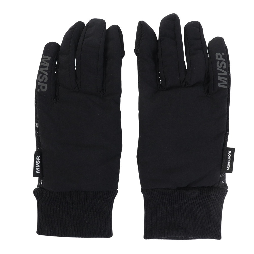 デサント（DESCENTE）（メンズ）手袋 CORDURA中綿グローブ DMAWJD96XB BK 防寒 黒 M-Lサイズ 滑り止め