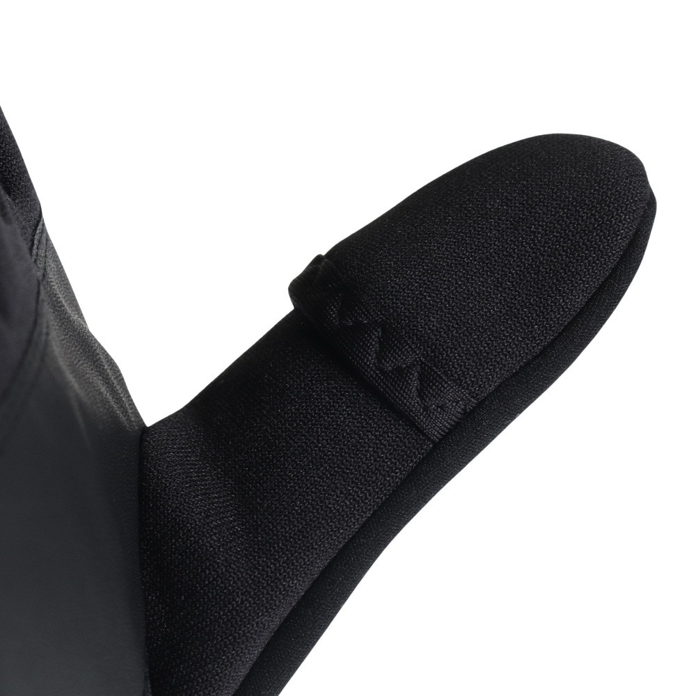 デサント（DESCENTE）（メンズ）手袋 フルフィンガーカバーグローブ DMAWJD98XB BK 防寒 防風 M-Lサイズ 滑り止め