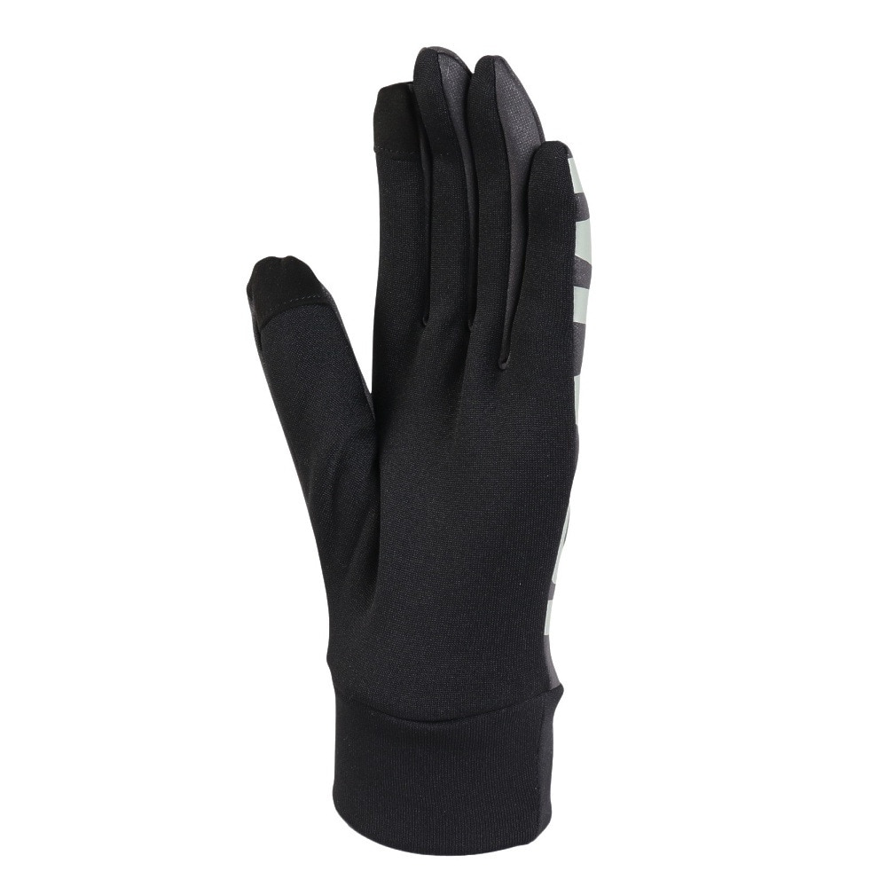 デサント（DESCENTE）（メンズ）手袋 防寒 防風 ストレッチフィールド グローブ ST4FGV51U GY00 グレー M-Lサイズ タッチパネル対応 裏起毛