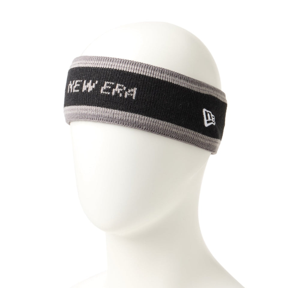 ニューエラ（NEW ERA）（メンズ、レディース）ニットヘアバンド ワードマークロゴ 14669993