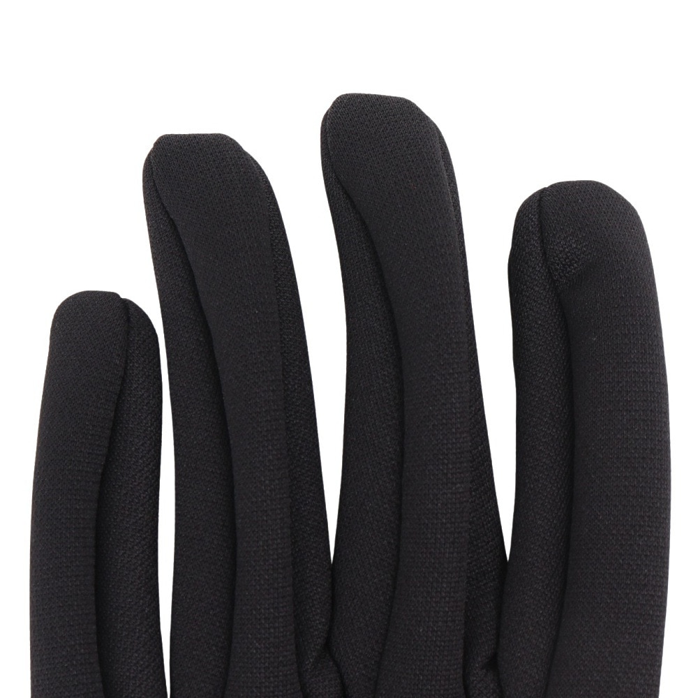 デサント（DESCENTE）（メンズ、レディース）防寒 ライトストレッチフィールドグローブ 黒 ブラック×ホワイト ST5FGV50U BK00 あったか 防寒小物