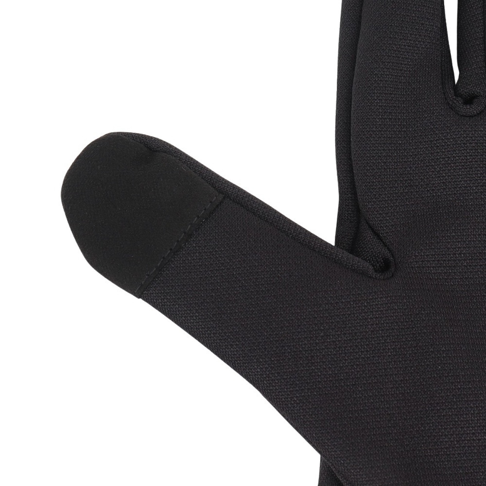 デサント（DESCENTE）（メンズ、レディース）防寒 ライトストレッチフィールドグローブ 黒 ブラック M-Lサイズ ST5FGV50U BKBK あったか 防寒小物