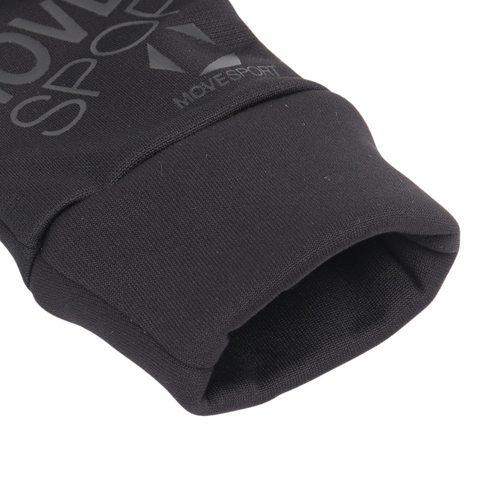 デサント（DESCENTE）（メンズ、レディース）防寒 ライトストレッチフィールドグローブ 黒 ブラック M-Lサイズ ST5FGV50U BKBK あったか 防寒小物