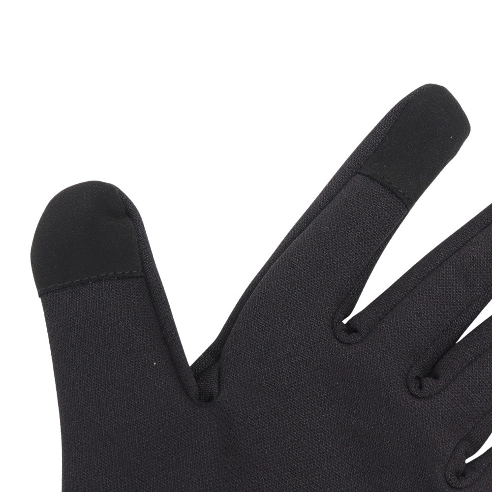 デサント（DESCENTE）（メンズ、レディース）防寒 ライトストレッチフィールドグローブ 黒 ブラック M-Lサイズ ST5FGV50U BKBK あったか 防寒小物