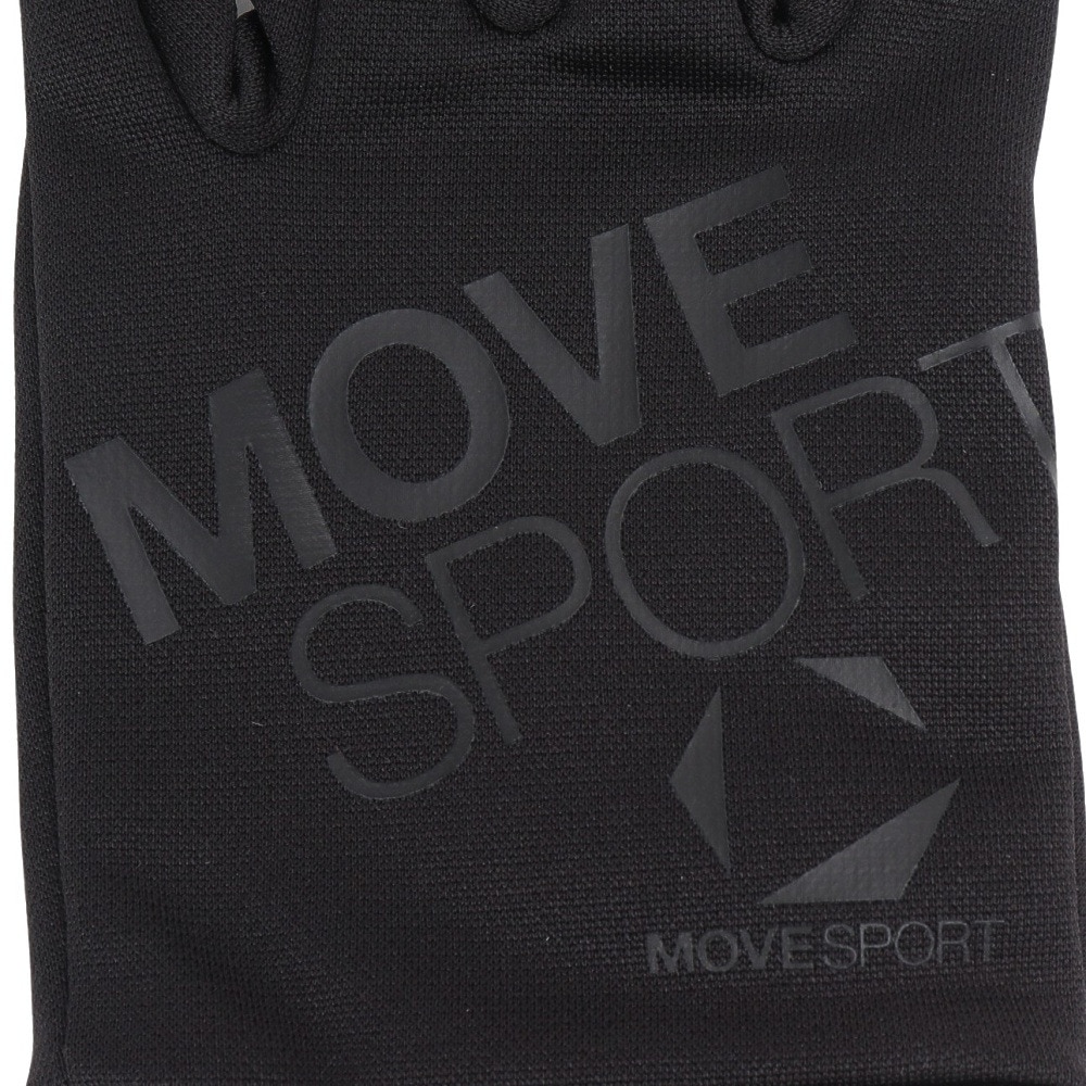 デサント（DESCENTE）（メンズ、レディース）防寒 ライトストレッチフィールドグローブ 黒 ブラック M-Lサイズ ST5FGV50U BKBK あったか 防寒小物