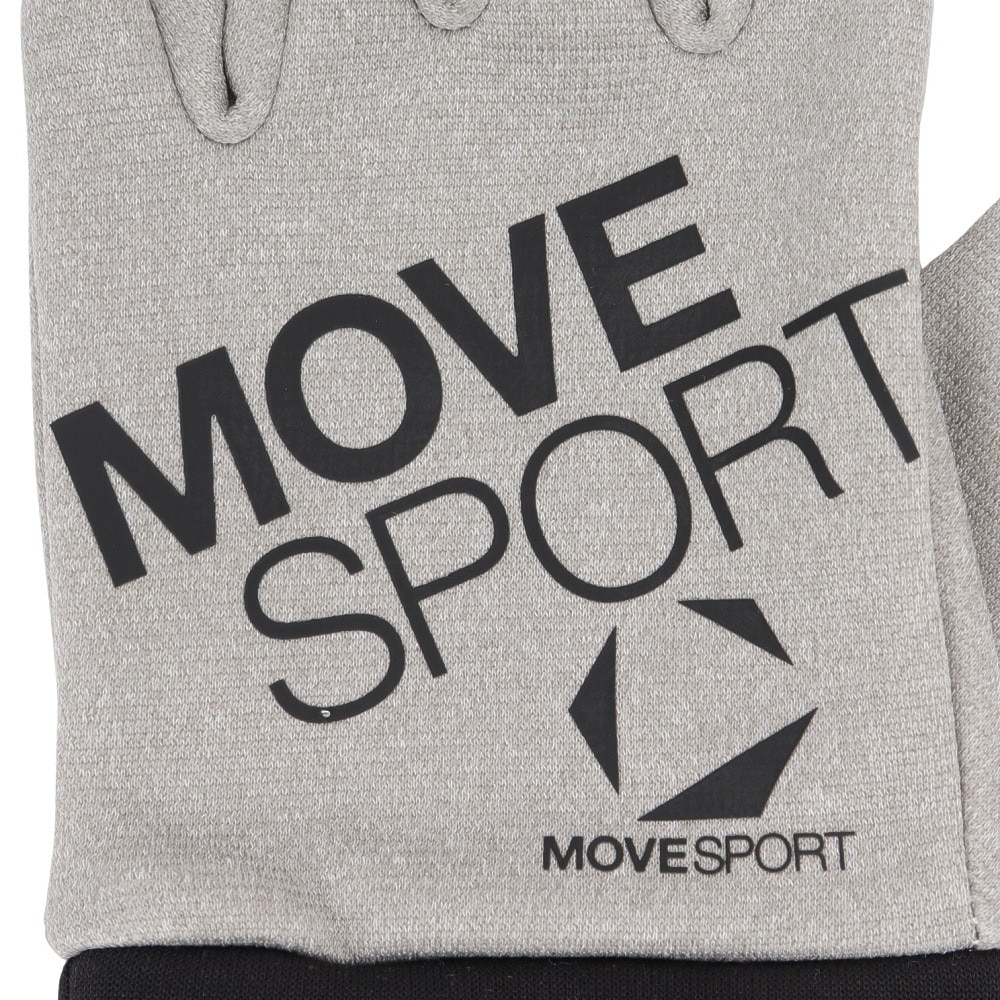 デサント（DESCENTE）（メンズ、レディース）防寒 ライトストレッチフィールドグローブ グレー  M-Lサイズ ST5FGV50U GY00 あったか 防寒小物