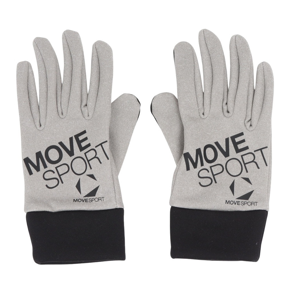 デサント（DESCENTE）（メンズ、レディース）防寒 ライトストレッチフィールドグローブ グレー  M-Lサイズ ST5FGV50U GY00 あったか 防寒小物