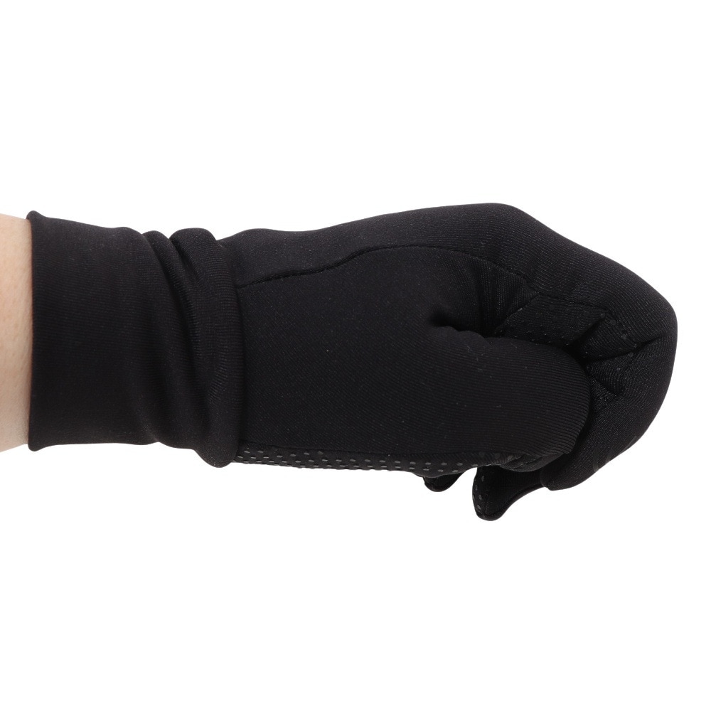 ジローム（GIRAUDM）（レディース）手袋 ヒートクロスストレッチグローブ 防寒 WG3F0011-WA901-GRSN BLK