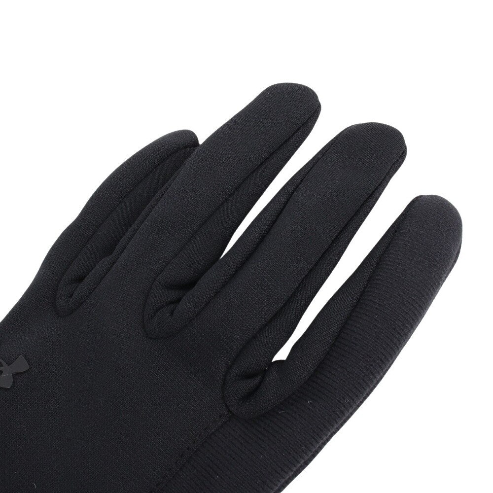 アンダーアーマー（UNDER ARMOUR）（レディース）ストーム フリース グローブ 1365972 001 手袋 撥水 タッチパネル対応 黒 S-Lサイズ