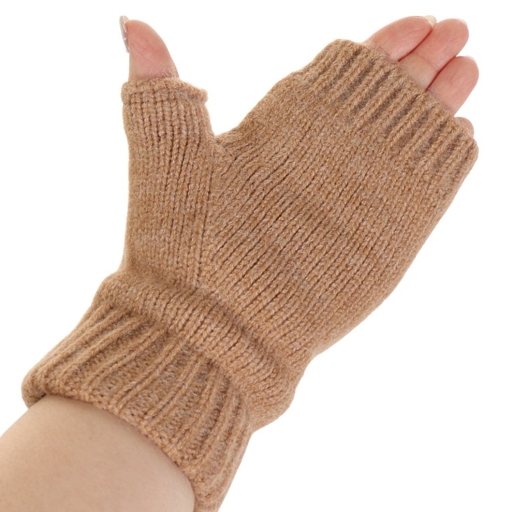 ポルカポルカ（polka polka）（レディース）手袋 ケーブル編み グローブ 450-2221 BE 防寒