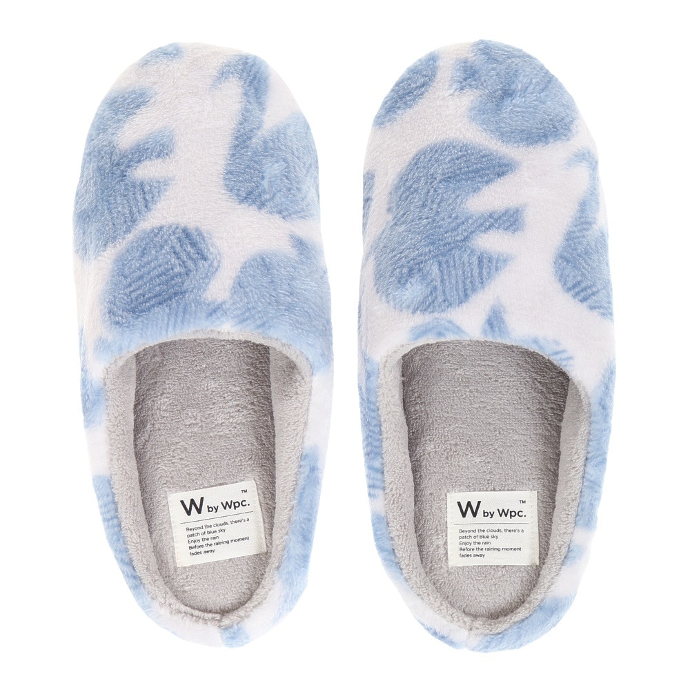 W.P.C（W.P.C）（レディース）もこもこルームシューズ W083-131 リントゥブルー 防寒