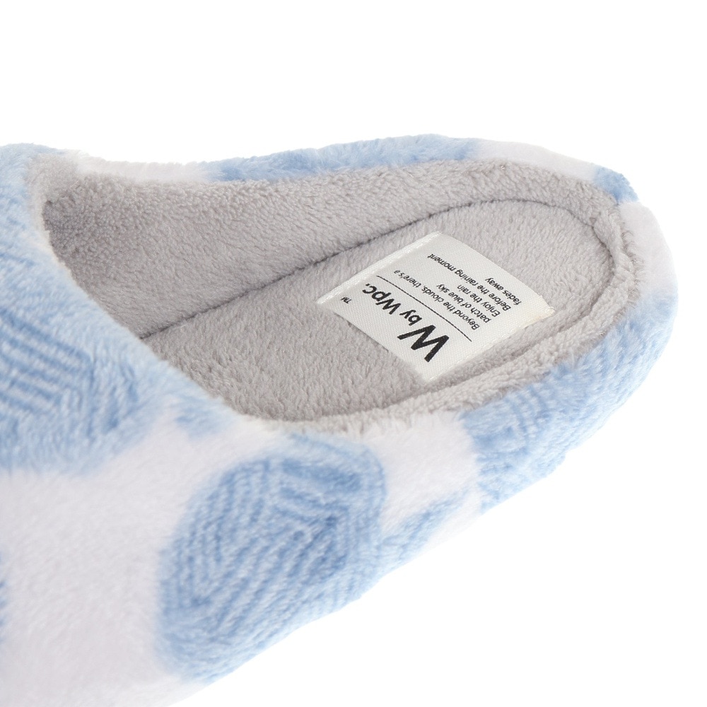 W.P.C（W.P.C）（レディース）もこもこルームシューズ W083-131 リントゥブルー 防寒