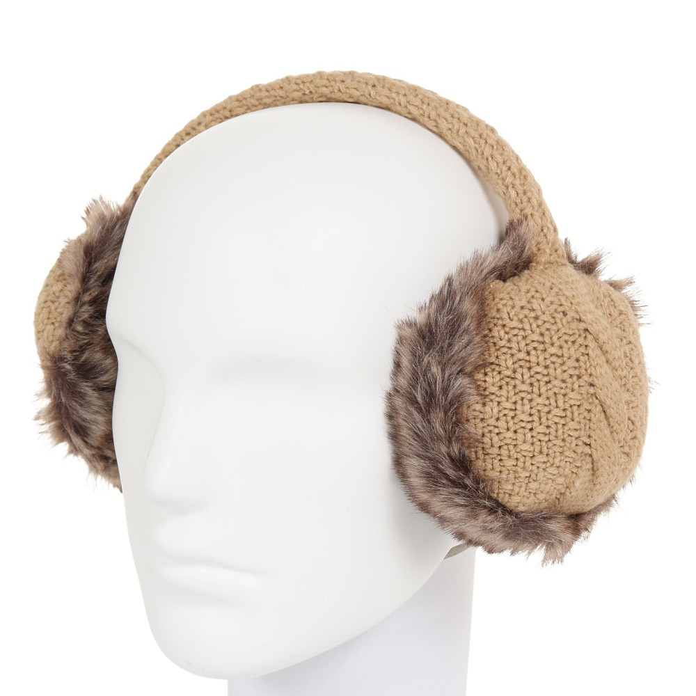 ポルカポルカ（polka polka）（レディース）耳あて ニットファーイヤーマフ 450-2263 BE 防寒