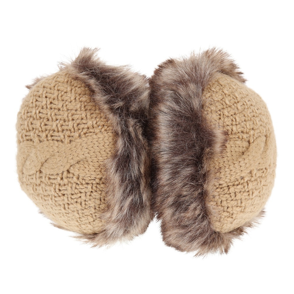 ポルカポルカ（polka polka）（レディース）耳あて ニットファーイヤーマフ 450-2263 BE 防寒