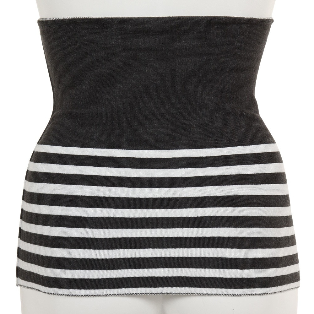 コジット（レディース）ボディーウォーマー 腹巻 2WAY BELLY ROLL 293955 GRAY×BORDER 防寒