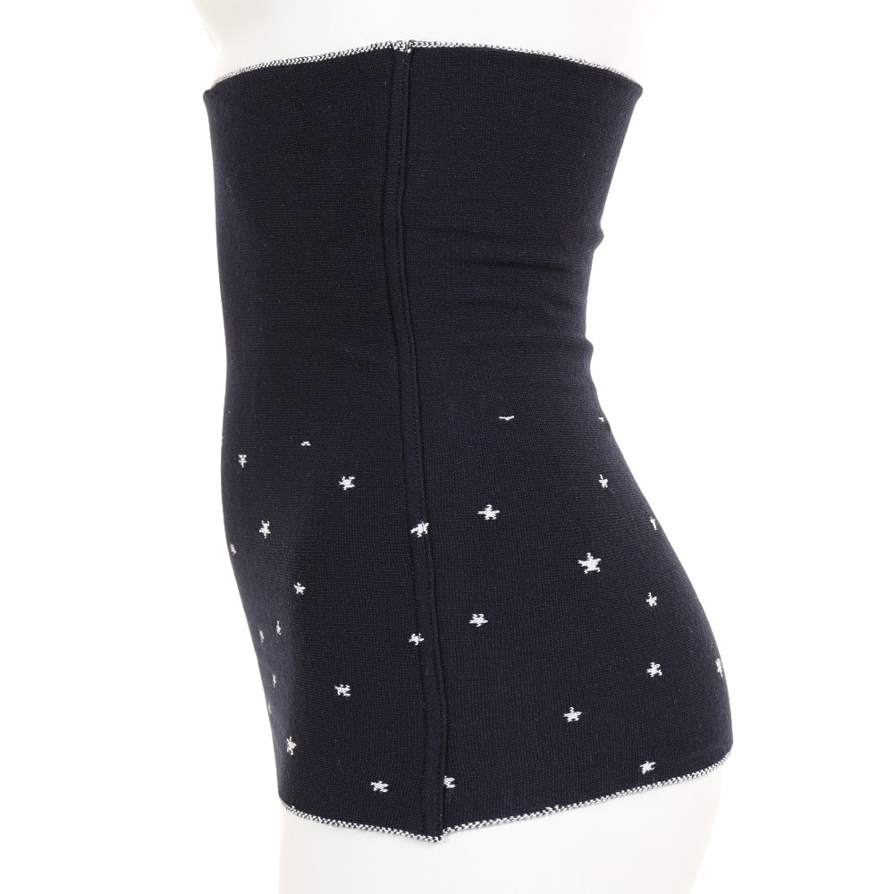 コジット（レディース）ボディーウォーマー 腹巻 2WAY BELLY ROLL 293962 NAVY×STAR DOT 防寒